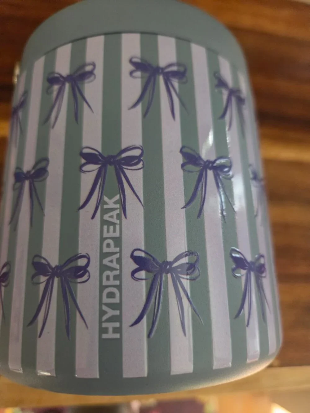 HYDRAPEAK INSULATED FOOD JAR IN A BOW PATTERN